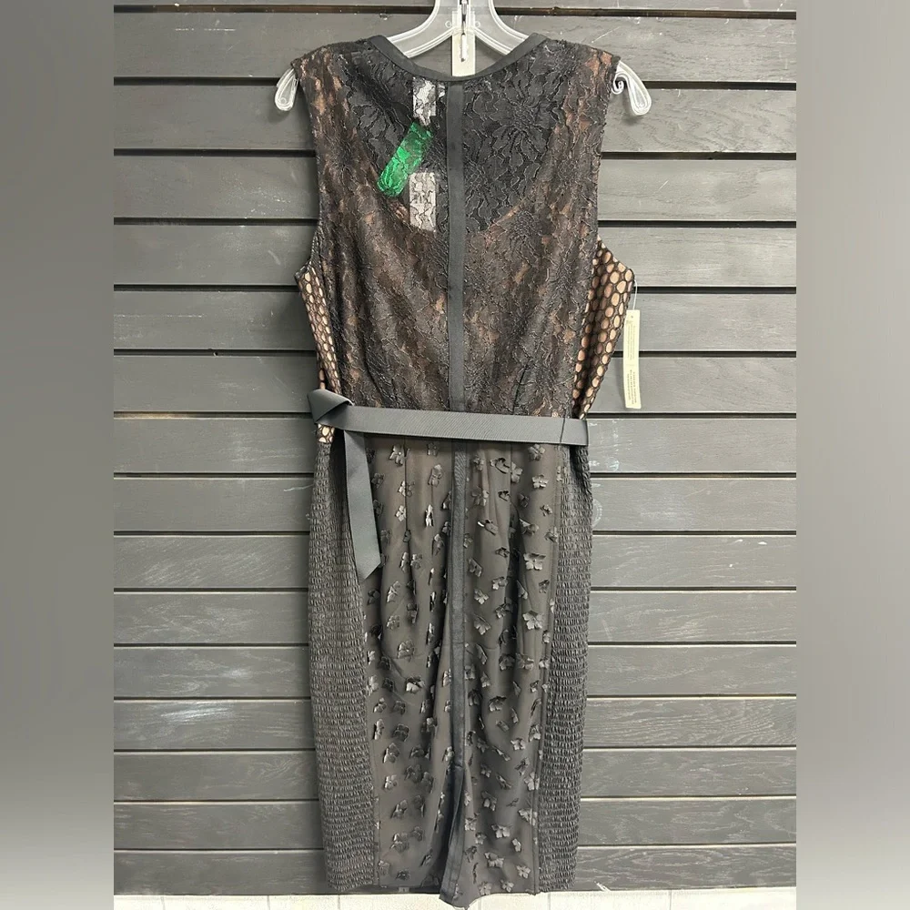 Anthropologie Black  Lace Dress NEW - Picture 10 of 12